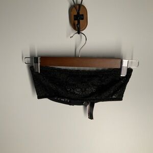 Victoria's Secret Black Lace Bandeau